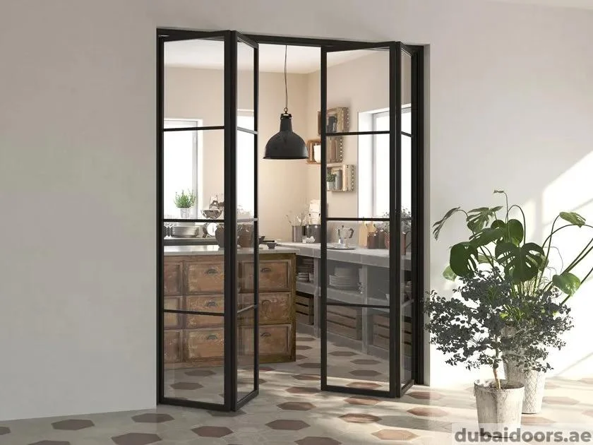 folding glass doors