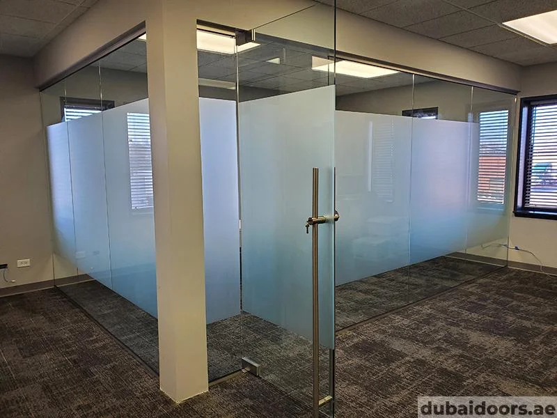 office glass door