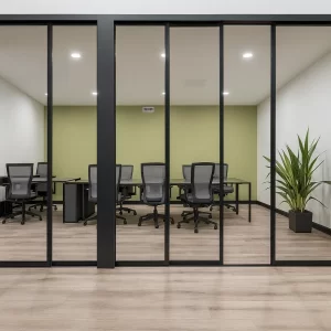 French Doors in Conference Room