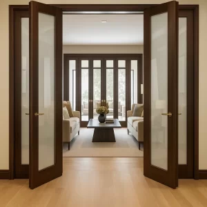 French Doors in Living Rooms
