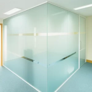 Glass Partitions in Office Cabins