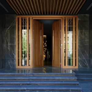 Wooden Main Doors in Hotels