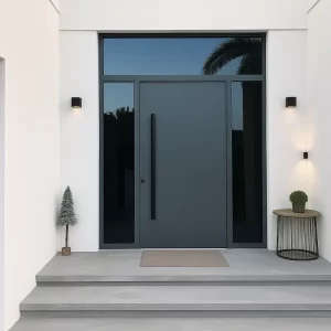 Aluminium Front Doors in Apartments