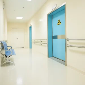 Aluminium Front Doors in Healthcare