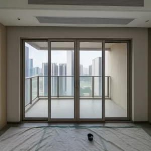 Aluminium Sliding Doors in Balcony