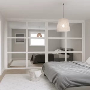 Custom Sliding Doors in Bedroom
