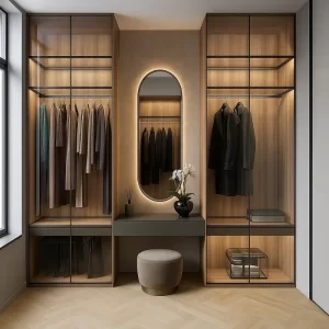 Glass Cabinet Doors in Wardrobes