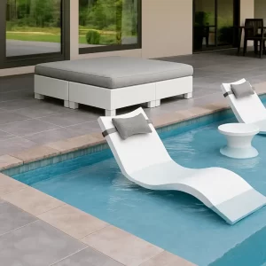 Sun Beds at Poolside