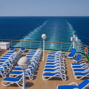 Sun Beds on Cruise Ships