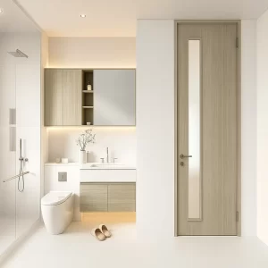 Wooden Doors in Bathroom