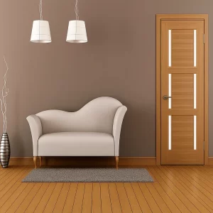 Wooden Doors in Living Room