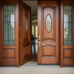 Wooden Doors in Main Entrance