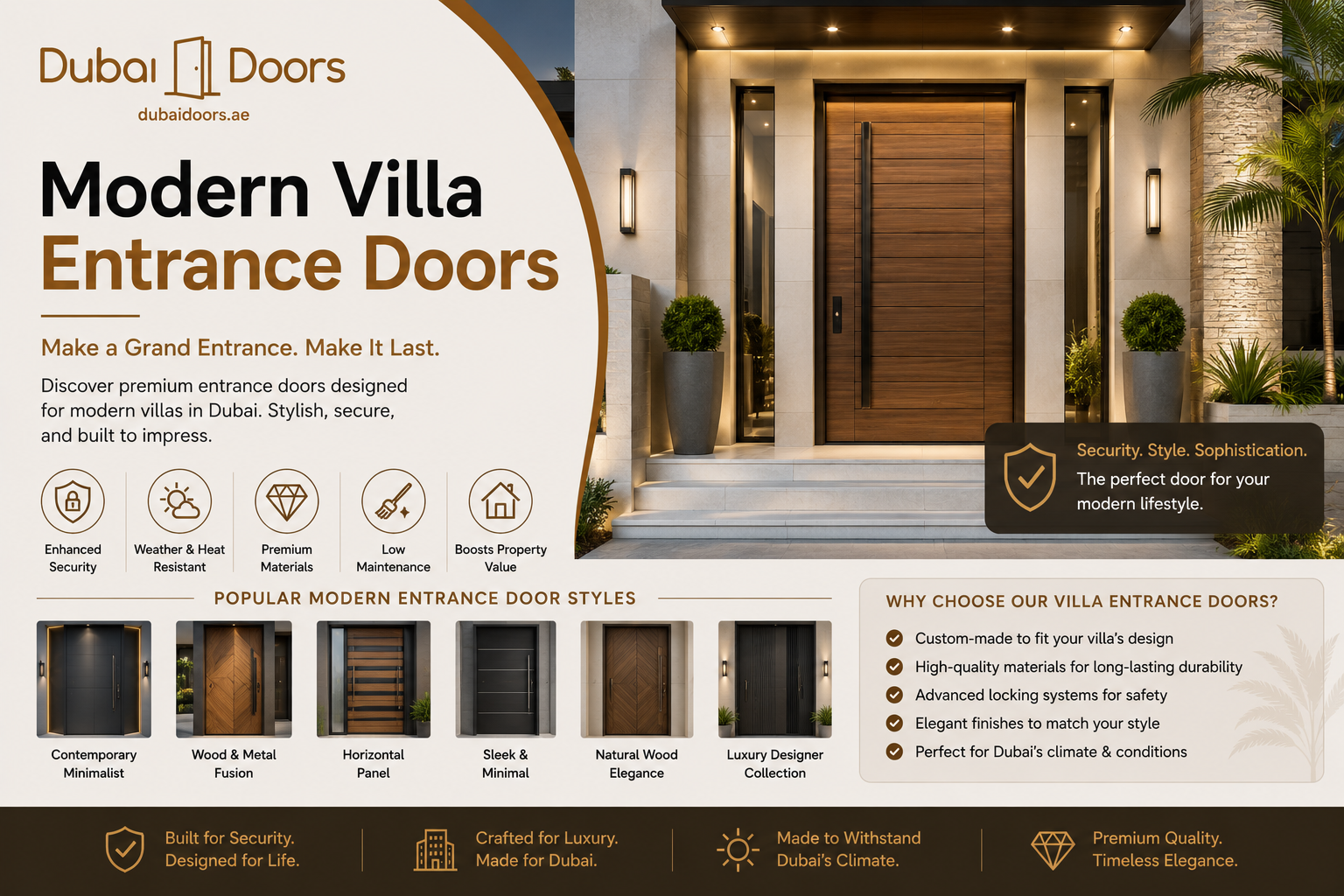 Modern Villa Entrance Doors Modern Villa Entrance Doors