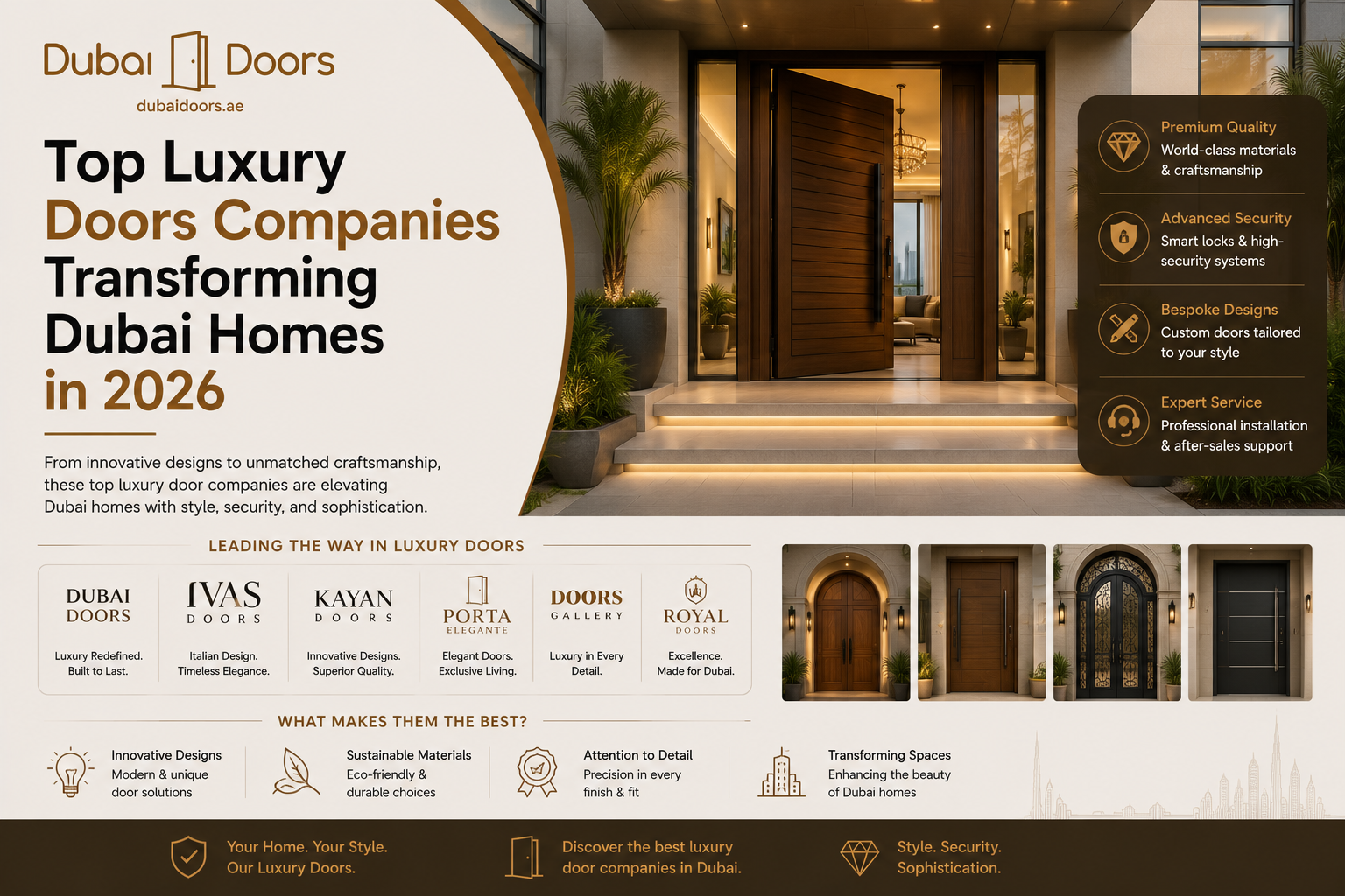 Top Luxury Doors Companies Transforming Dubai Homes in 2026 Top Luxury Doors Companies Transforming Dubai Homes