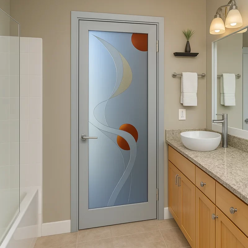 Aluminium Door for Bathroom [Hinged Aluminium Doors]