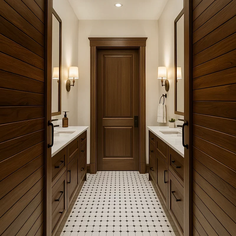 Bathroom Door [Wooden Bathroom Doors]