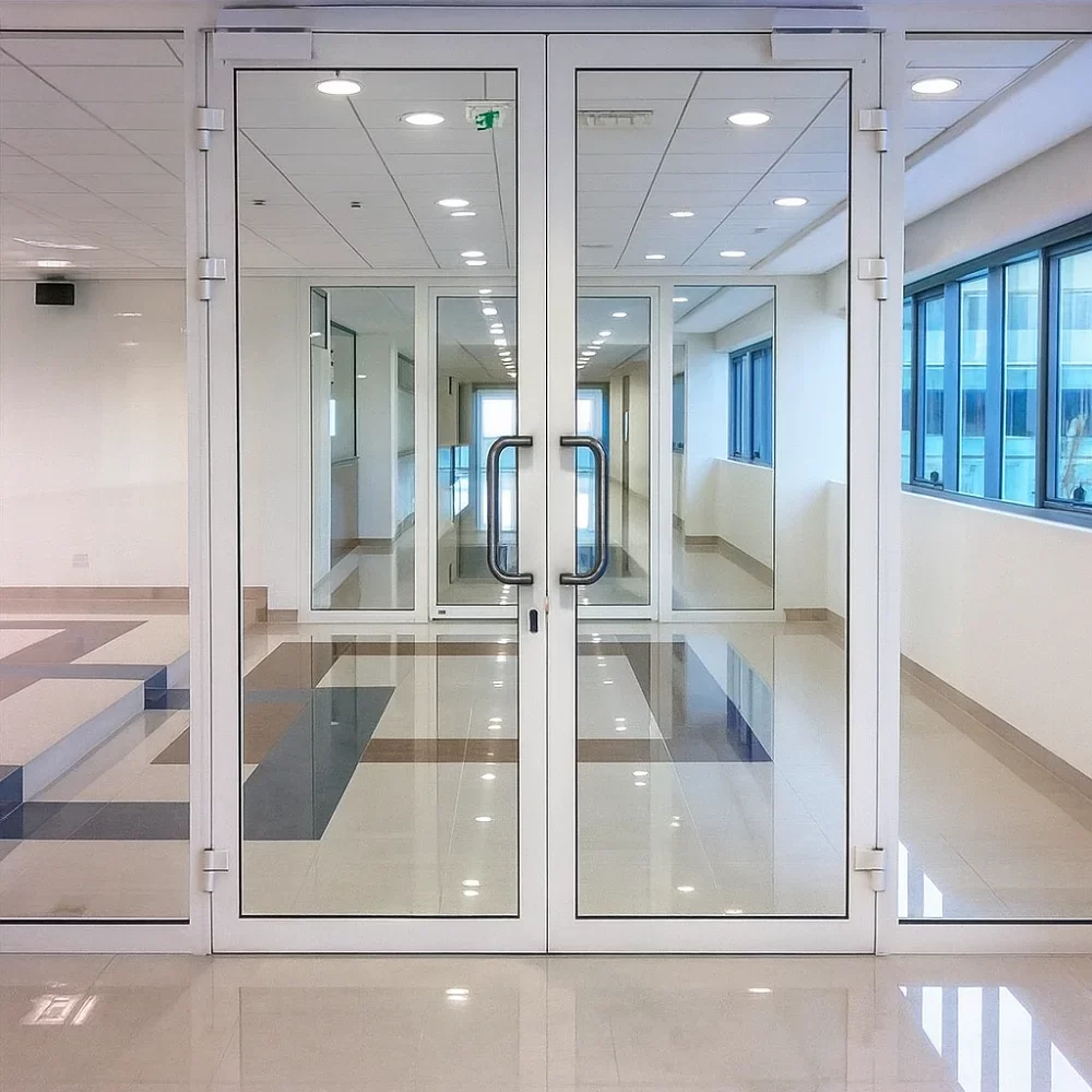 Commercial Aluminium Double Doors