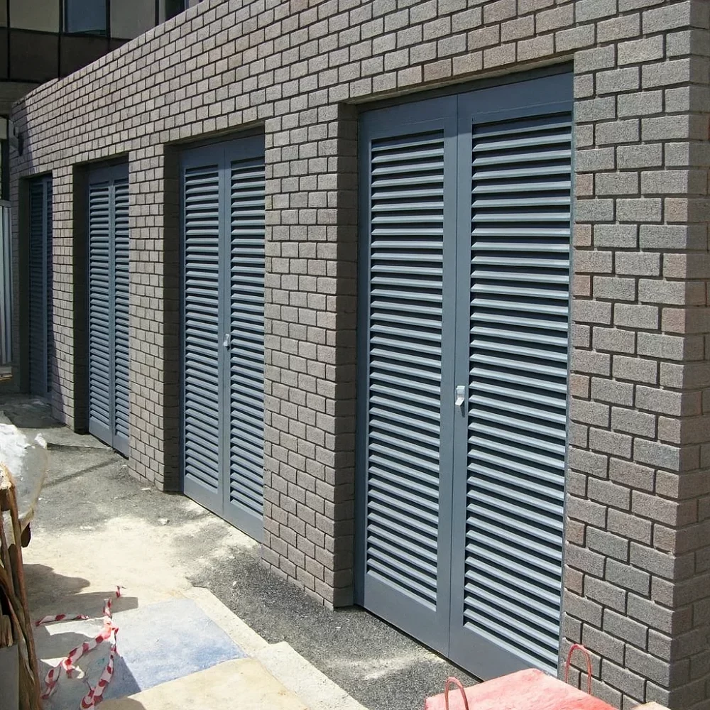 Commercial Aluminium Louvre Doors