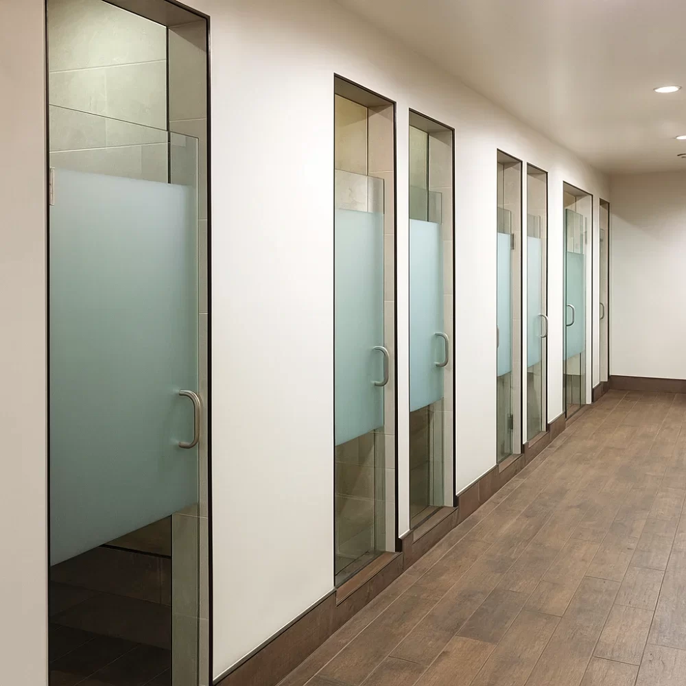Commercial Glass Bathroom Doors