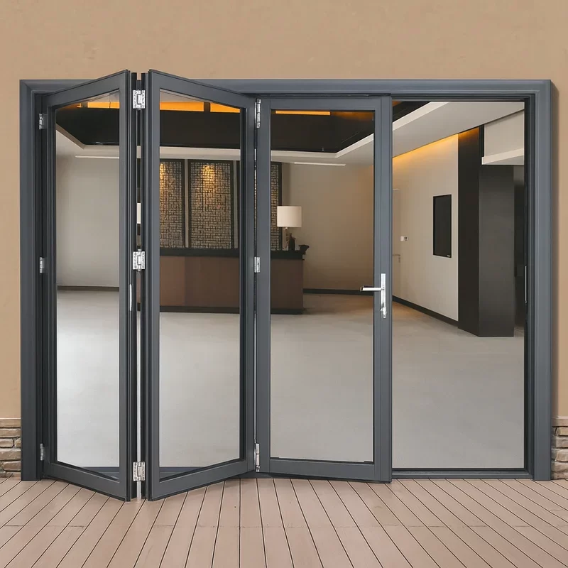 Double Glazed Folding Glass Doors