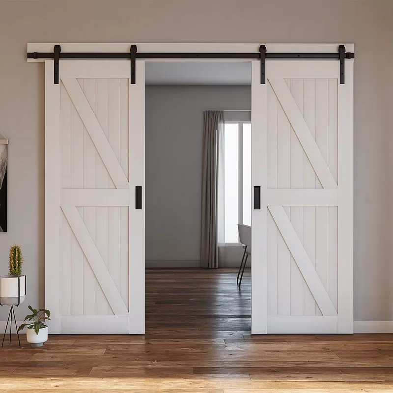 Double Wooden Sliding Doors