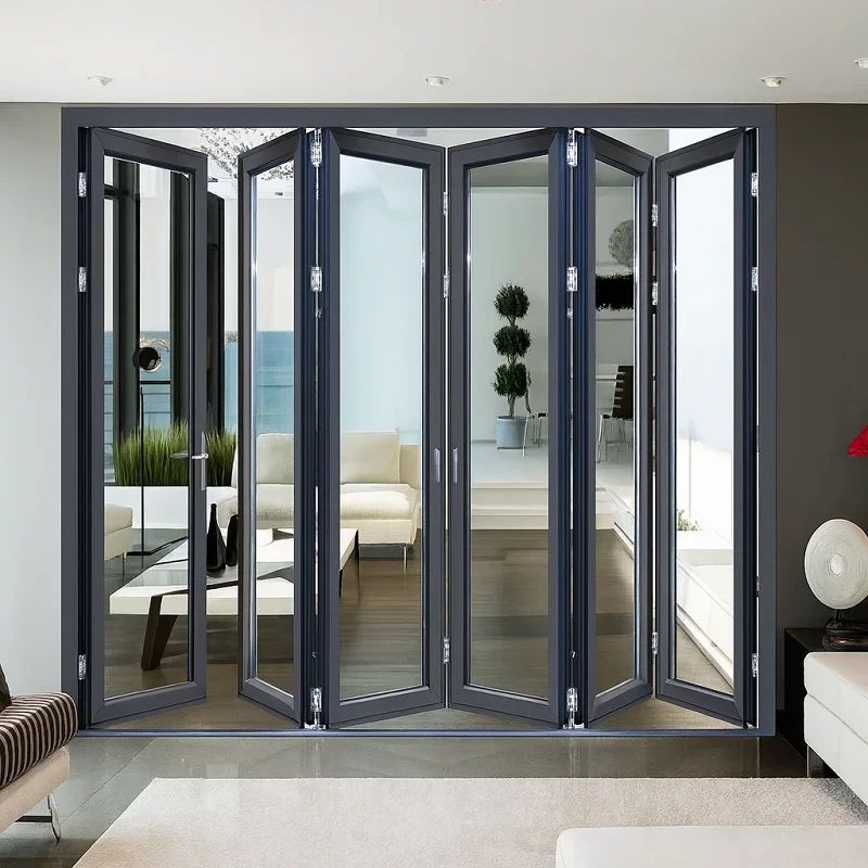 Folding Aluminium Double Doors