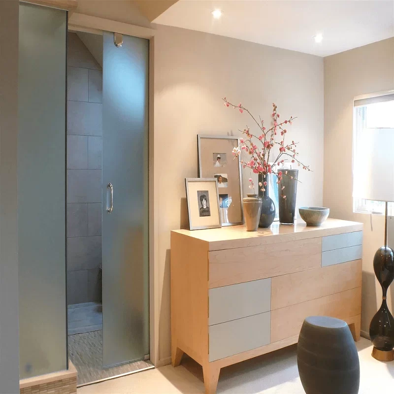 Frosted Glass Doors