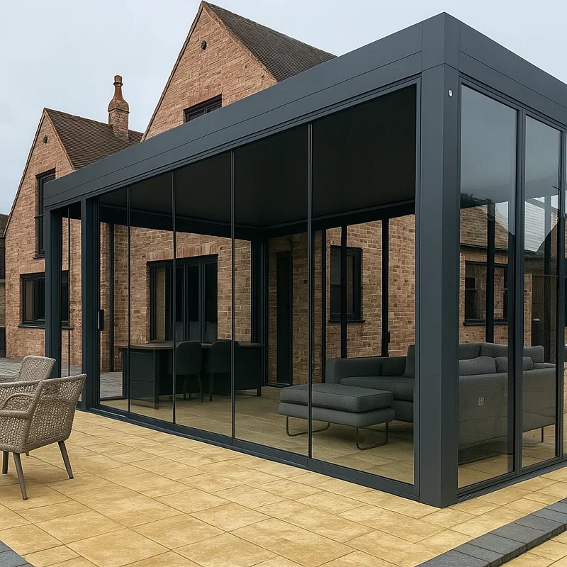 Glass Pergola [Tinted Glass Pergola]