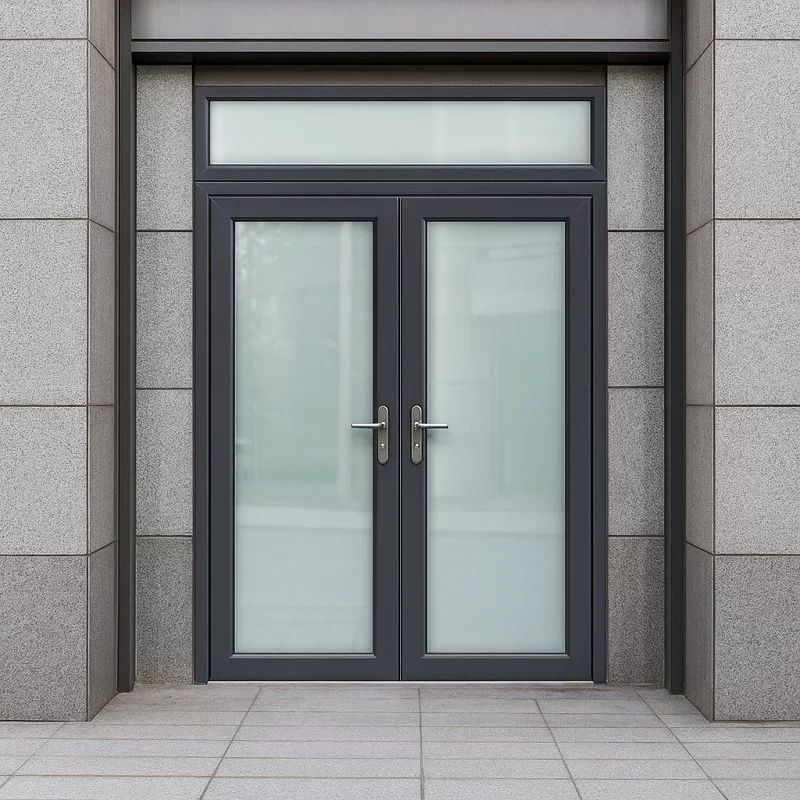 Hinged Aluminium Double Doors