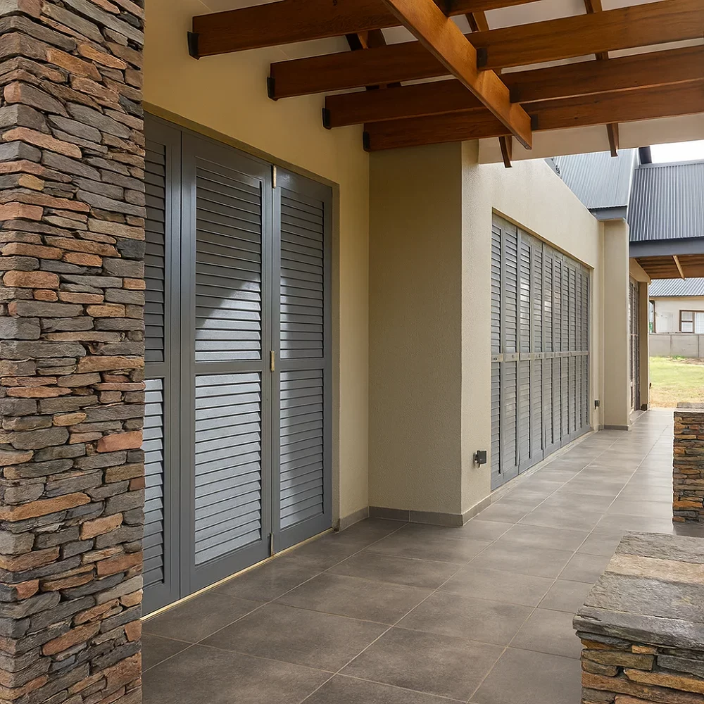 Residential Aluminium Louvre Doors