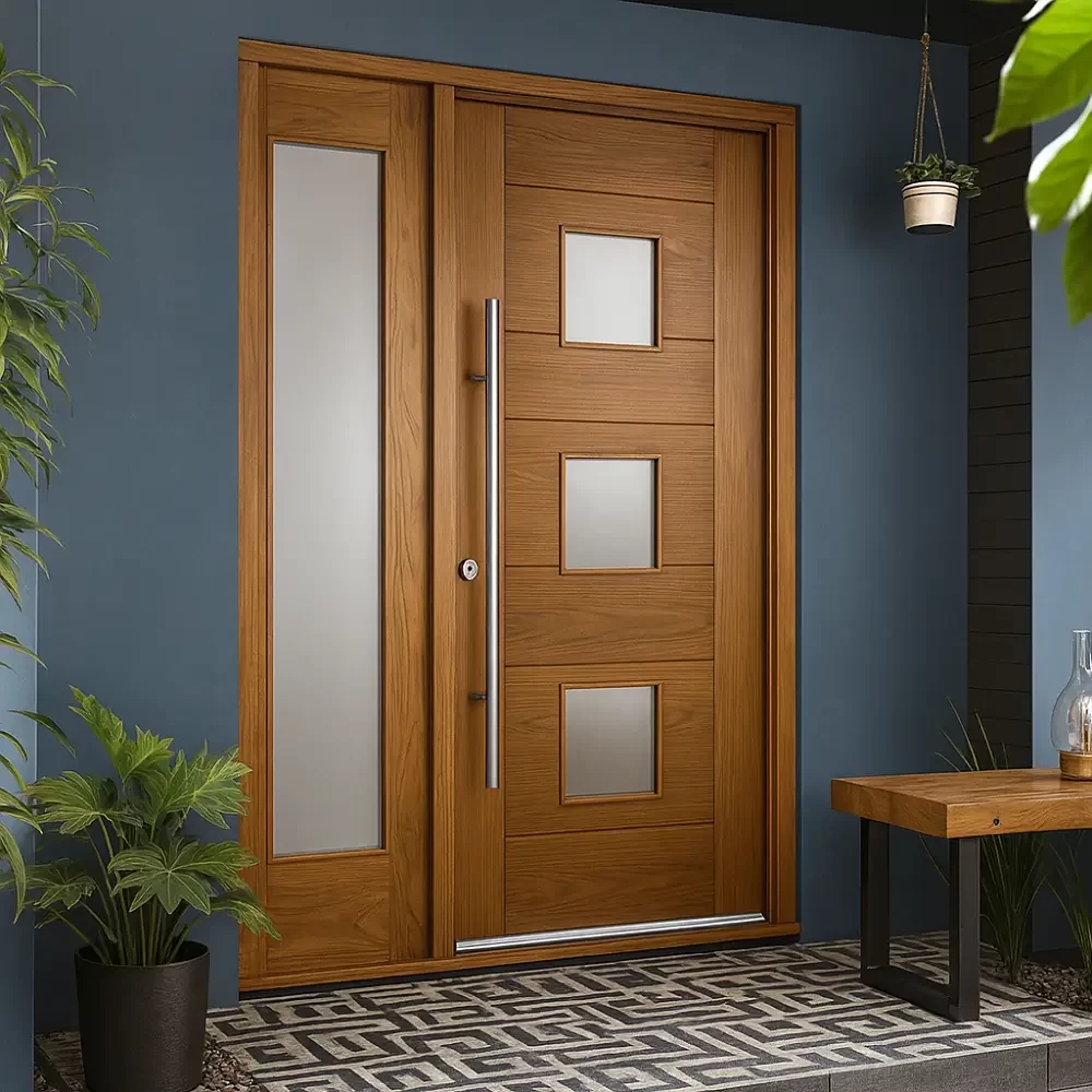Residential Wooden Entrance Door